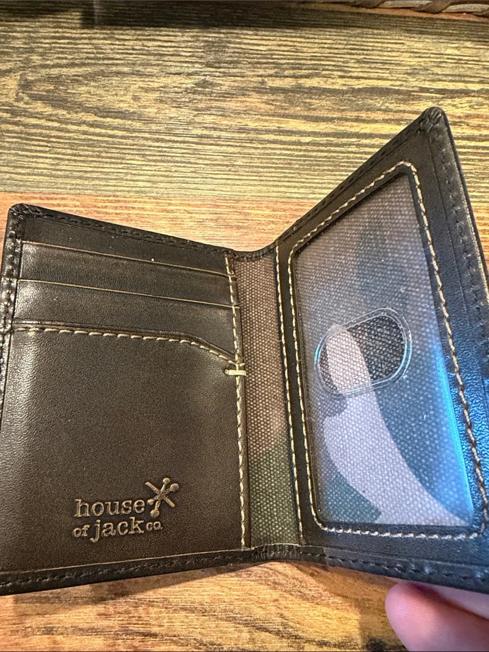 Black Leather Card & Key Holder - Minimal Men's Wallet